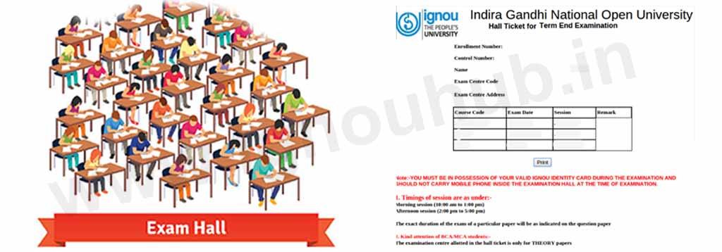 ignou admit card