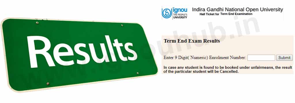 ignou result