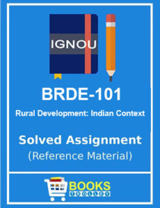 BRDE-101 solved assignment