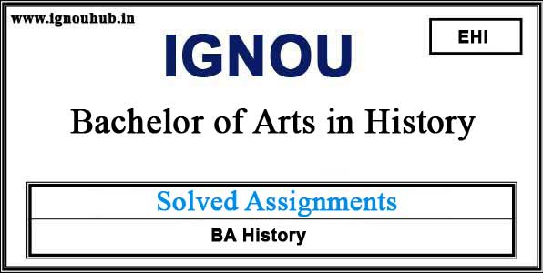 ignou ba history assignment