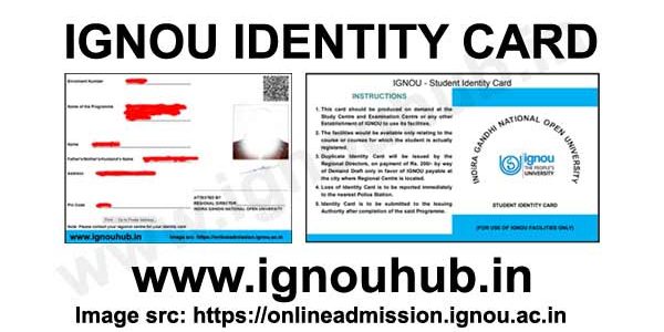 how to get ignou id card online