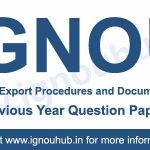IGNOU AED 1 Previous Year Question Papers