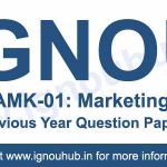 IGNOU AMK 1 Previous Year Question Papers