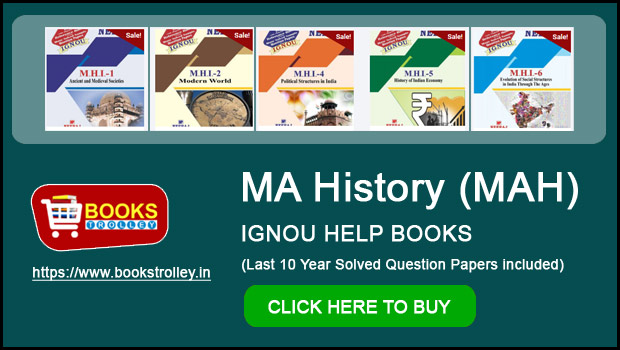 IGNOU MA History Books