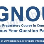 IGNOU PCO 1 Previous Question Papers