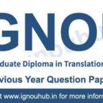 IGNOU PGDT Question Paper
