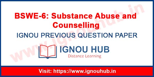 ignou bswe 6 question paper