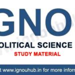 IGNOU MA Political Science Study Material Free PDF