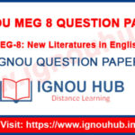 IGNOU MEG 8 Question Paper