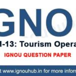 IGNOU MTTM 13 Question Paper