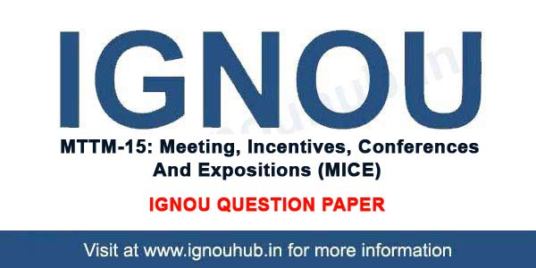 IGNOU MTTM 15 Question Paper