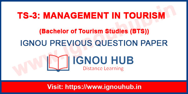 IGNOU TS 3 Question Paper