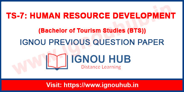 IGNOU TS 7 Question Paper