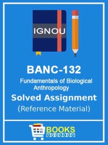 IGNOU BANC 132 Assignment Solved PDF