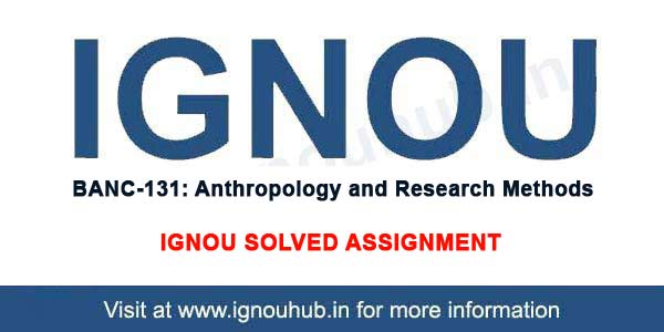 IGNOU BANC 131 Solved Assignment