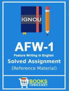 IGNOU AFW 1 Solved Assignment
