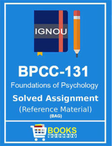 BPCC 131 IGNOU Solved Assignment