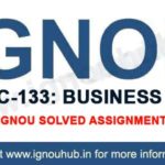 IGNOU BCOC 133 Solved Assignment