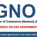 IGNOU BCOMG Solved Assignment