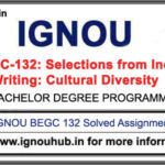 IGNOU BEGC 132 Solved Assignment